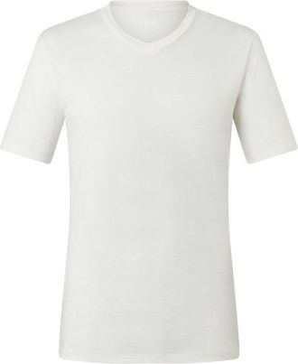 super.natural Sierra 140 V Neck T-Shirt f&uuml;r Herren | wei&szlig;