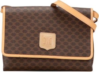 Celine Pre-owned Flap Shoulder Bag - Dames - Vintage Schoudertas - Bruin - ONE Size - Vintage