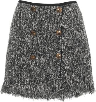 Elisabetta Franchi Cotton Skirt - Dames - Korte rokken - Veelkleurig - S - Katoen - Rokken