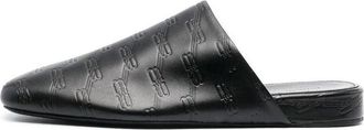 Balenciaga Leather Cosy BB Mules Black 743926WB7221000