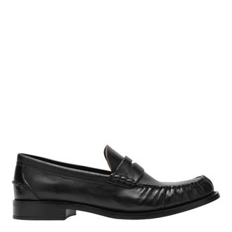 Prada Loafers, female, Black, Size: 8 1/2 US Mocassini