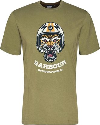 Barbour Heren, Tops, Groen, Maat: XL Katoen