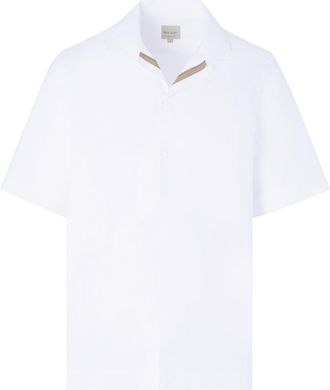 Paul Smith REGULAR FIT STRIPE TRIM SHIRT Size: XL, colour: WHITE
