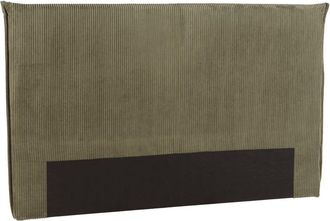 Macabane Cabecero tapizado para camas de 140/160 cm, terciopelo verde