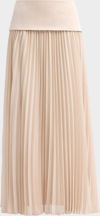 Emanuel Ungaro Liana Pleated Maxi Skirt