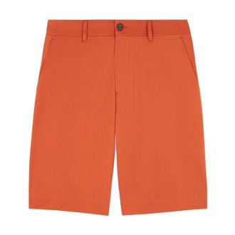 Maison Kitsun&eacute; Casual Shorts, male, Orange, Size: XS Bermuda