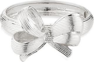 Tasha Bow Hinge Bracelet in Silver at Nordstrom Rack