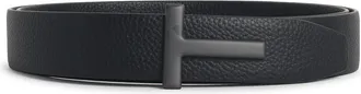 Tom Ford Cintur&oacute;n Lear negro T Icon de Tom Ford