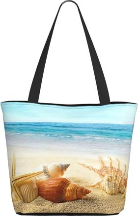 AOOEDM Beautiful Beach Scenery Ladies Shopping Bag 13x11x7in.The Perfect ValentineS Day Gift.It Is The Best ValentineS Day Gift For Mom, Daughter, Wife,Etc
