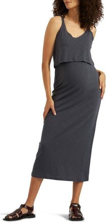 Ripe Kerry Nursing Dress in Slate at Nordstrom, Size X-Large
