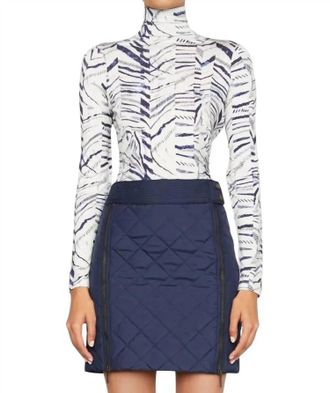 Marie Oliver Eloise Top In Ivory Zebra