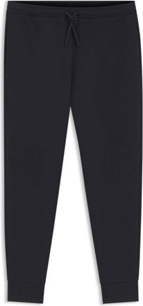 BOSS Stretch-cotton track pants with puff-print logo