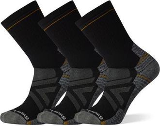 Smartwool 3-Pack Hike Full Cushion Crew Socks in Hike Black at Nordstrom, Size X-Large