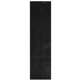 vidaXL Alfombra Suave Y Lavable De Pelo Medio Huarte Negro 400 X 80 Cm Vidaxl