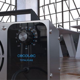 Cecotec Cecotec - Generador De Ozono Totalpure 4000 Ozone. Potencia 120 W, Limpia 28 G/hora, Temporizador, Apagado Autom&aacute;tico, Cobertura Hasta 100 M2, Uso Sen