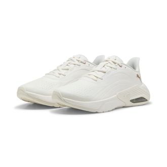Puma Sneaker PUMA X-CELL NOVA CAT SL WNS, Damen, Gr. 40,5, weiss (warm wei&szlig;, puma gold), Synthetik, Schuhe Sneaker