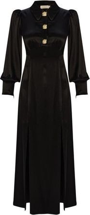 Exquise Alivia Midi Dress in Black at Nordstrom, Size X-Small