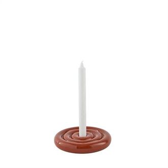 OYOY Savi Ceramic Candleholder in Nutmeg at Nordstrom
