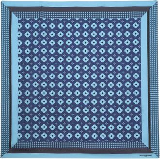 Ines De La Fressange Lewis Sjaal - Dames - Zijden sjaals - Blauw - ONE Size - Accessoires
