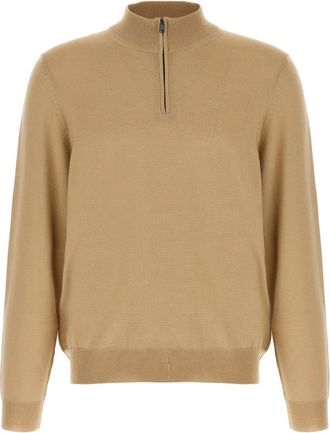 HUGO BOSS Truien & Vesten, Heren, Beige, XL, Wol, Ebenji Sweater