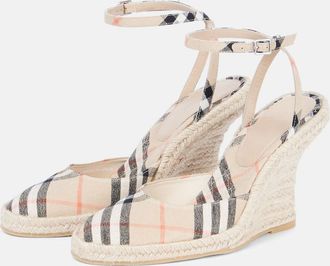 Burberry Espadrillas con zeppa LF Mews 90