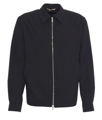 BRIGLIA 1949 Minimalist Two-Way Zip Jacket With Shirt-Style Collar