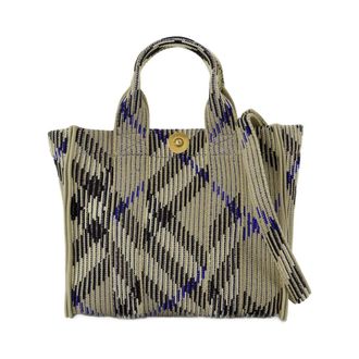 Burberry Shopping Bags, female, Multicolor, ONE SIZE, Mini Knit Shopper Bag - Neutral