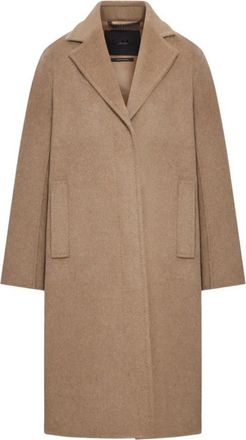 Max Mara Ardenne Coat - Dames - Mantel - Bruin - S - Kasjmier - Jassen