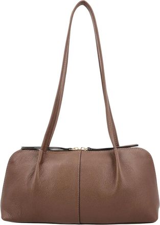 LouLou Essentiels ELO Schoudertas - Dames - Schoudertassen - Bruin - ONE Size - Leer - Tassen