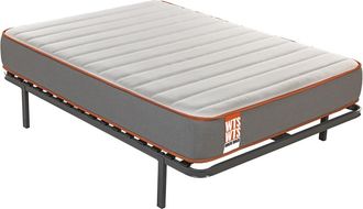 What The Sleep Colch&oacute;n y Canap&eacute;, Espuma Hr, Negro, 90x190