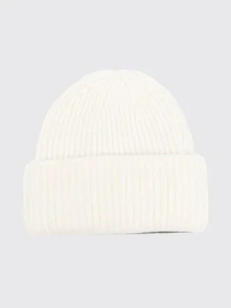 Soft Goat Cuffed Rib-Knit Pure Cashmere Beanie