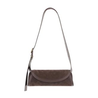 Jil Sander Small Cannolo Bag - female - Jil Sander - Shoulder Bags - Brown - ONE SIZE - Bags