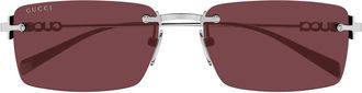Gucci Sunglasses Gg1941 S 003 Silver/Red Men