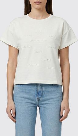 Elisabetta Franchi T-shirts in misto cotone con logo all-over Elisabetta Franchi