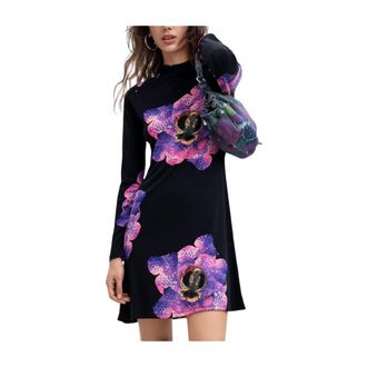 Desigual Dames, Jurken, Veelkleurig, Maat: XL