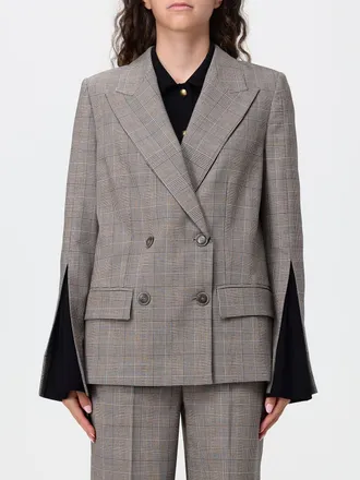 Twinset Blazer doppiopetto in misto lana con motivo Principe di Galles