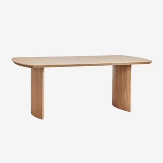 Sklum Sklum - Mesa De Comedor Rectangular 200x100 Cm En Mdf Tuareg