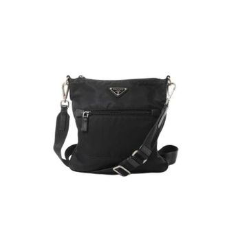 Prada unisex, Pre-owned, Zwart, Maat: ONE Size Nylon