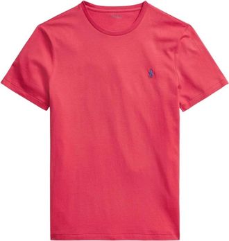 Polo Ralph Lauren T-shirt met ronde hals en korte mouwen - Heren - T-shirts - Roze - S - Tops