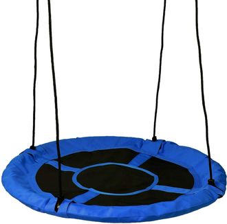 OEM Columpio De Jard&iacute;n Nido De Cig&uuml;e&ntilde;a Romek Azul 100 Cm