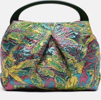 Dries Van Noten Bolso Crisp Small de jacquard