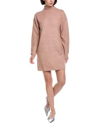 Fate Fate Turtleneck Wool-Blend Sweaterdress