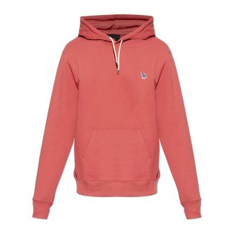 Paul Smith Hoodies, male, Red, Size: 2XL Zebra Hoodie