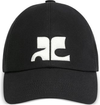 Courr&egrave;ges AC Logo-embroidered Cap