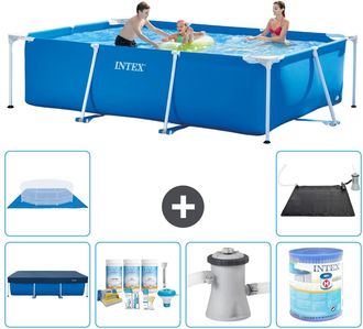 Intex Piscina Con Estructura Rectangular - 300x200x75 Cm - 7-piezas S30200