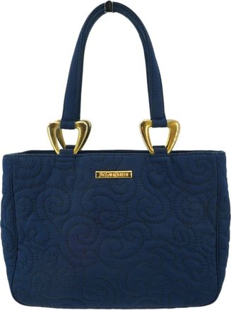 Saint Laurent Yves Saint Laurent Vintage Katoenen Handtas Arabesque