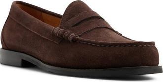 G.H. Bass & Co. Berkeley Penny Loafer in Dark Brown Suede at Nordstrom, Size 10.5