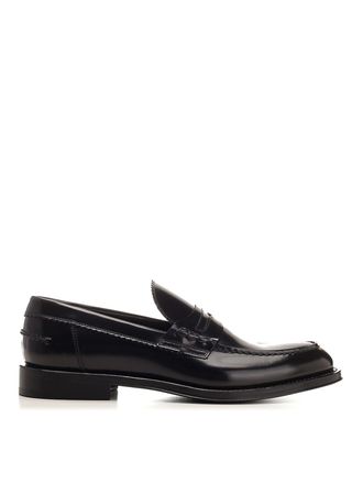 Corvari Brushed Leather Penny Loafer