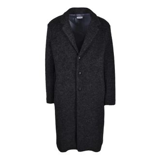 Amish Hombre, Abrigos, Negro, Talla: S