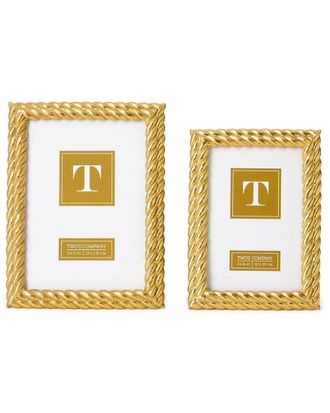 Two's Company Set Of 2 Double Rope Frames
